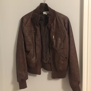Brown “leather” Charlotte Russe Jacket